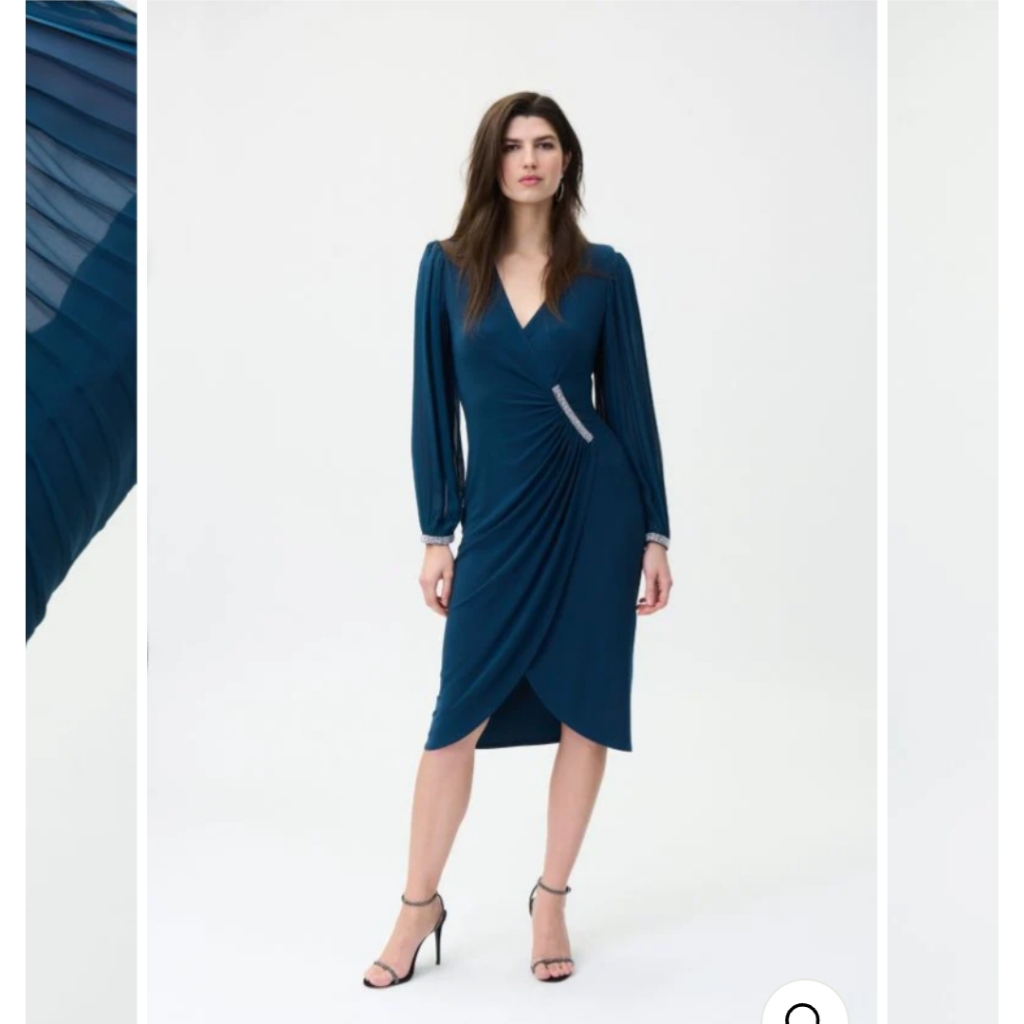 Joseph Ribkoff Dress 224046 Nightfall Wrap Dress